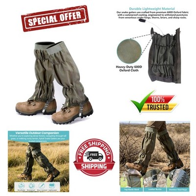 Ultimate Snake Bite Protection Gaiters | Essential Gear for Hiking & Farming