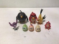 Angry Birds Heroes Hatchlings Figure Lot Red Bomb Chuck Zeta