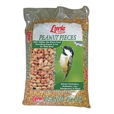No Waste Wild Bird Seed Peanut Pieces 15 lb Bag Bird Food for Wild Birds