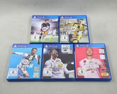 5 FIFA PS4 Spiele Sammlung 16 17 18 19 20 EA Sports Fußball Konvolut Bundesliga