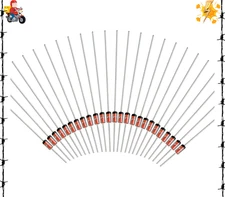 Bojack 1N34a Germanium Diode 50 Ma 65V Axial 1N34a 50 Millimap 65 Volt