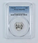 1944-D Mercury Dime MS64 FB PCGS Blue Label