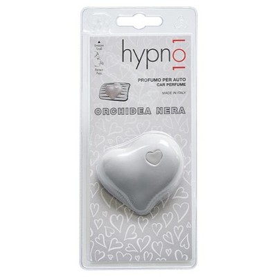 HYPNO CASA Duft Deodorant für Auto Herz Orchidee Schwarz Grau