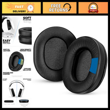 Gaming Gel Earpads for Arctis Headsets - Memory Foam PU Leather Black
