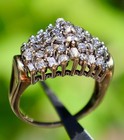 10K Solid Yellow Gold ~2.5cttw Natural Diamond 9.1Grams 8.5 Size Ring — photo 9