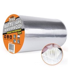 Butyl Tape Waterproof Sealant Tape | Aluminum Foil Duct 8inch x33feet 1