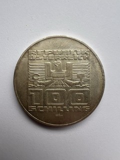 Österreich 100 Schilling 1978 100 Jahre Österreich Silber