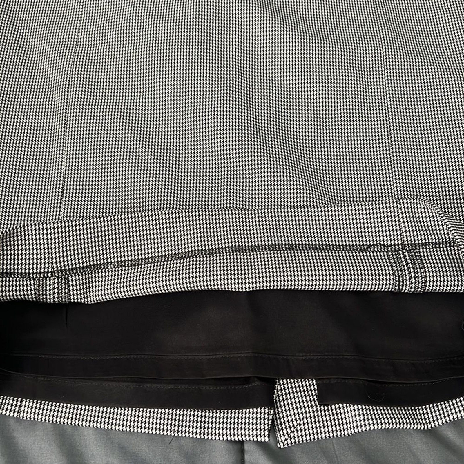 Express Black/White Button Back Pencil Skirt Size… - image 6