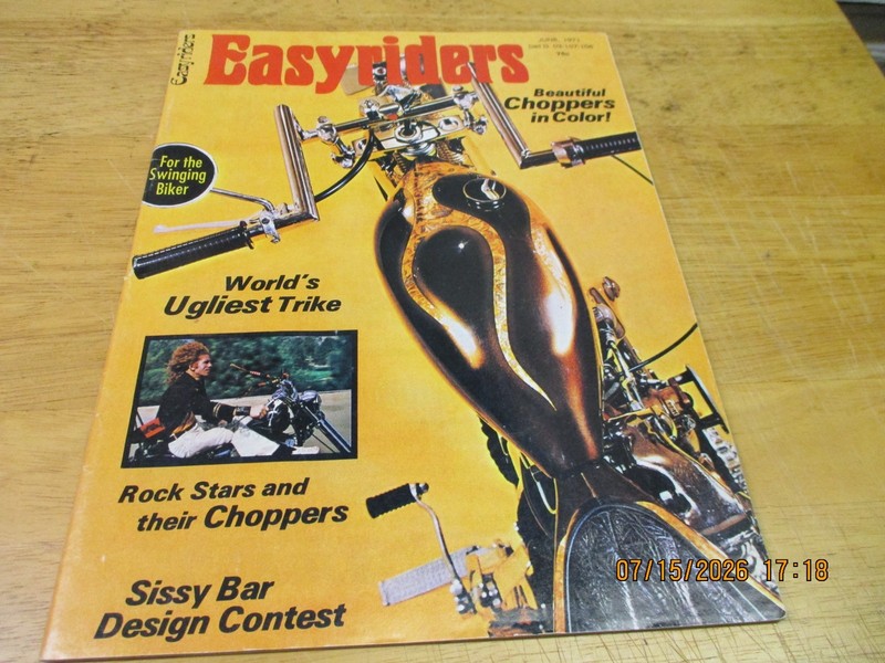 Easyriders. First Issue #1, June 1971. (1991 Supplement, 3-staples)