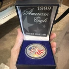 1999 U.S. Mint American Eagle 1 oz Silver Dollar Business Strike Ungraded