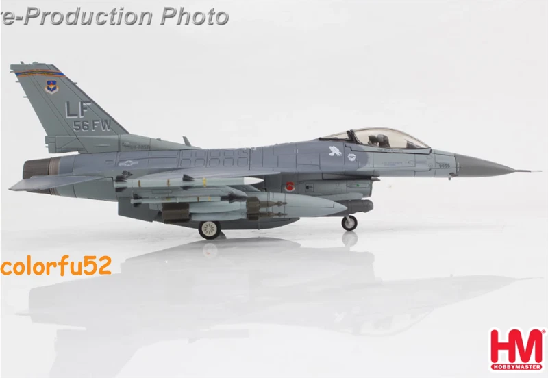 Hobby Master 1/72 HA38062 F-16C Block 42 USAF 56th FW Commander 2009 In Stock - Image 4 of 4