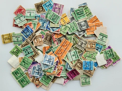 Lot Of 300 Plus U.S. Precancel Stamps From Old Collection - Early US Stamp Lot