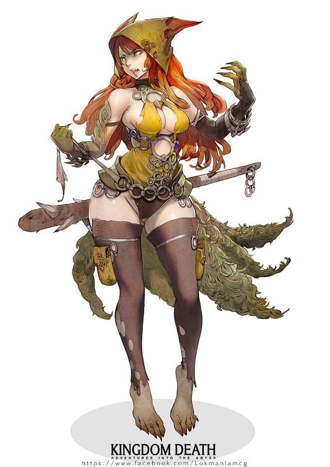 Kingdom Death Monster KDM - Death High - Ringtail Vixen