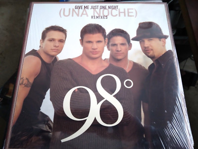 98°   Give Me Just One Night (Una Noche) Remixes - 12'' Vinyl Single 2000 Sealed