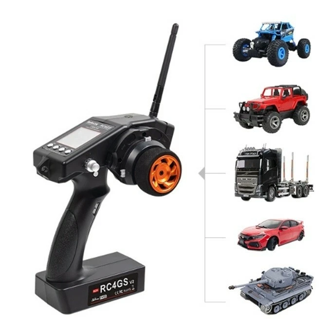 Radiolink RC4GS V2 2.4G 4CH Radio Transmitter Controller R6FG Receiver Car Boat - Image 2 of 4