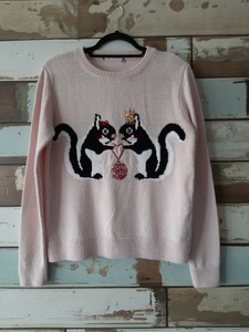 girls sequin christmas jumper