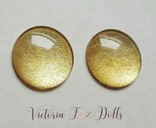 Blythe Doll Metallic Eyechips Gold Eye Chips 14mm Custom Furby Ooak Blythe BJD