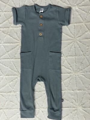 Gerber Modern Moments Baby Neutral Coverall 24 Months Snaps