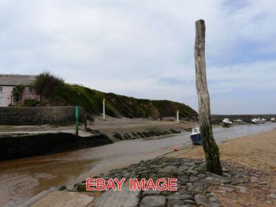 PHOTO  MOORING POST SUMMERLEAZE BEACH BUDE THIS LOOKS MUCH LIKE A TREE TRUNK OR