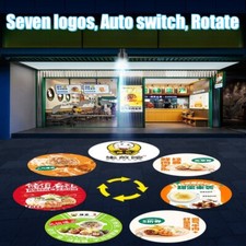 60W-600W Custom 7 Lens LED Gobo Projector Logo Waterproof Auto-switch Projection