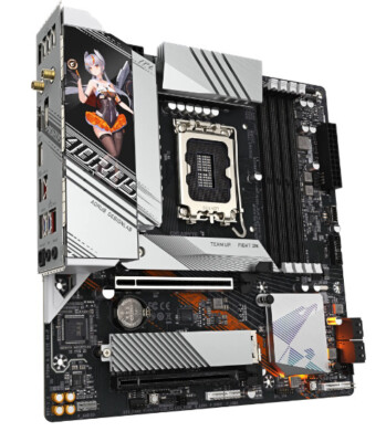 Gigabyte B760M AORUS ELITE AX-P DDR5 LGA1700 Motherboard