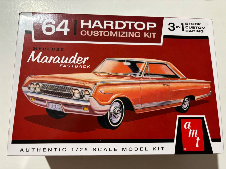 Model car parts amt 64 mercury marauder wheels tires only 1 25