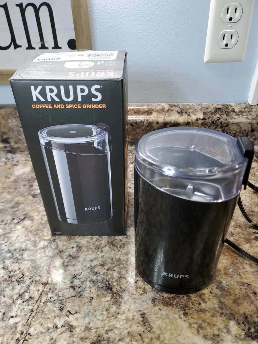 KRUPS KRUPS Electric coffee grinder, Stainless s…