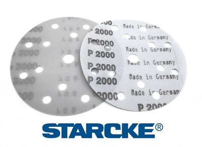 150 mm 6 Zoll Schleifscheiben Film STARCKE Schleifpapier Pads Körnung 80-3000