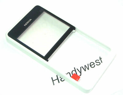 Original Nokia Asha 210 Front Cover Rahmen Oberschale Gehäuse Displayglas Weiß