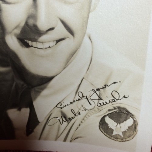 Mark Daniels - 3 1/2" X 5" Pre-Print Autographed Photo - Vintage 1940's - Picture 2 of 3