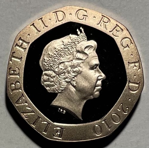 Great Britain 20 Pence 2010 - Royal Shield - Heptagon - Proof - Picture 2 of 5