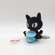 Kuroneko J493 Kurone Black Cat J Dream Keychain 3.5" Stuffed TAG Toy Doll Japan