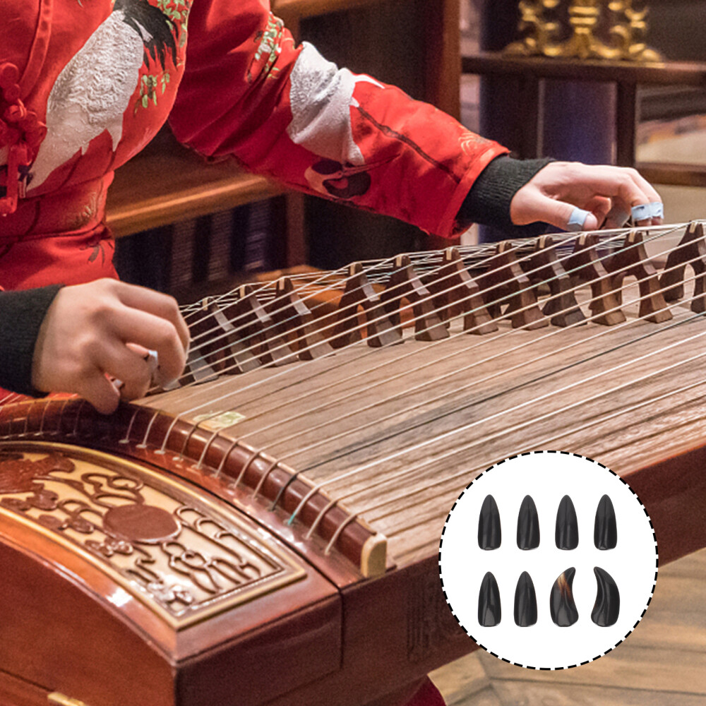 8pcs Finger Protectors Guzheng Nails Finger Picks Guzheng Accessories