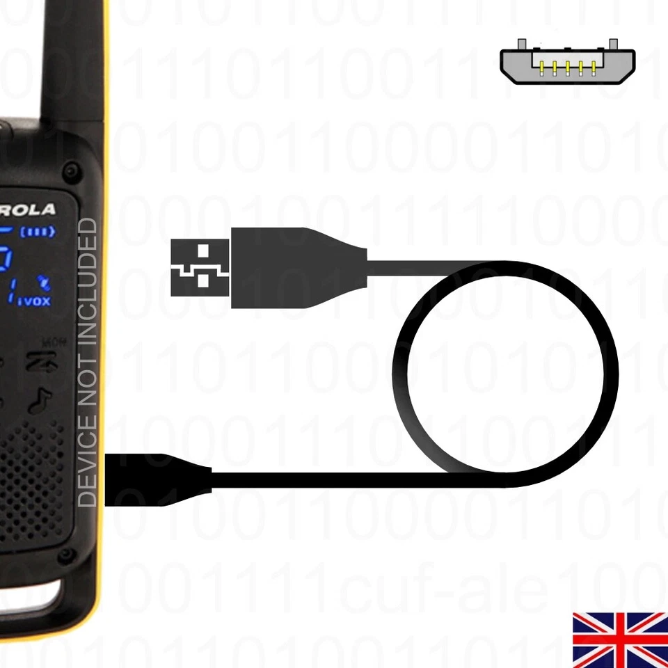 USB Charger For T82 Extreme Motorola Walkie Talkie