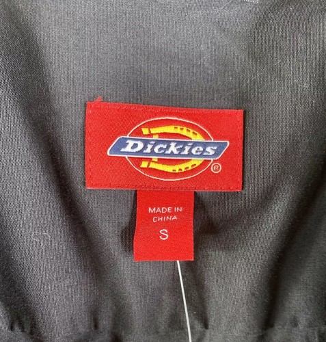 Dickies Girls S Black Basic Solid Button Front Shirt - Picture 5 of 6