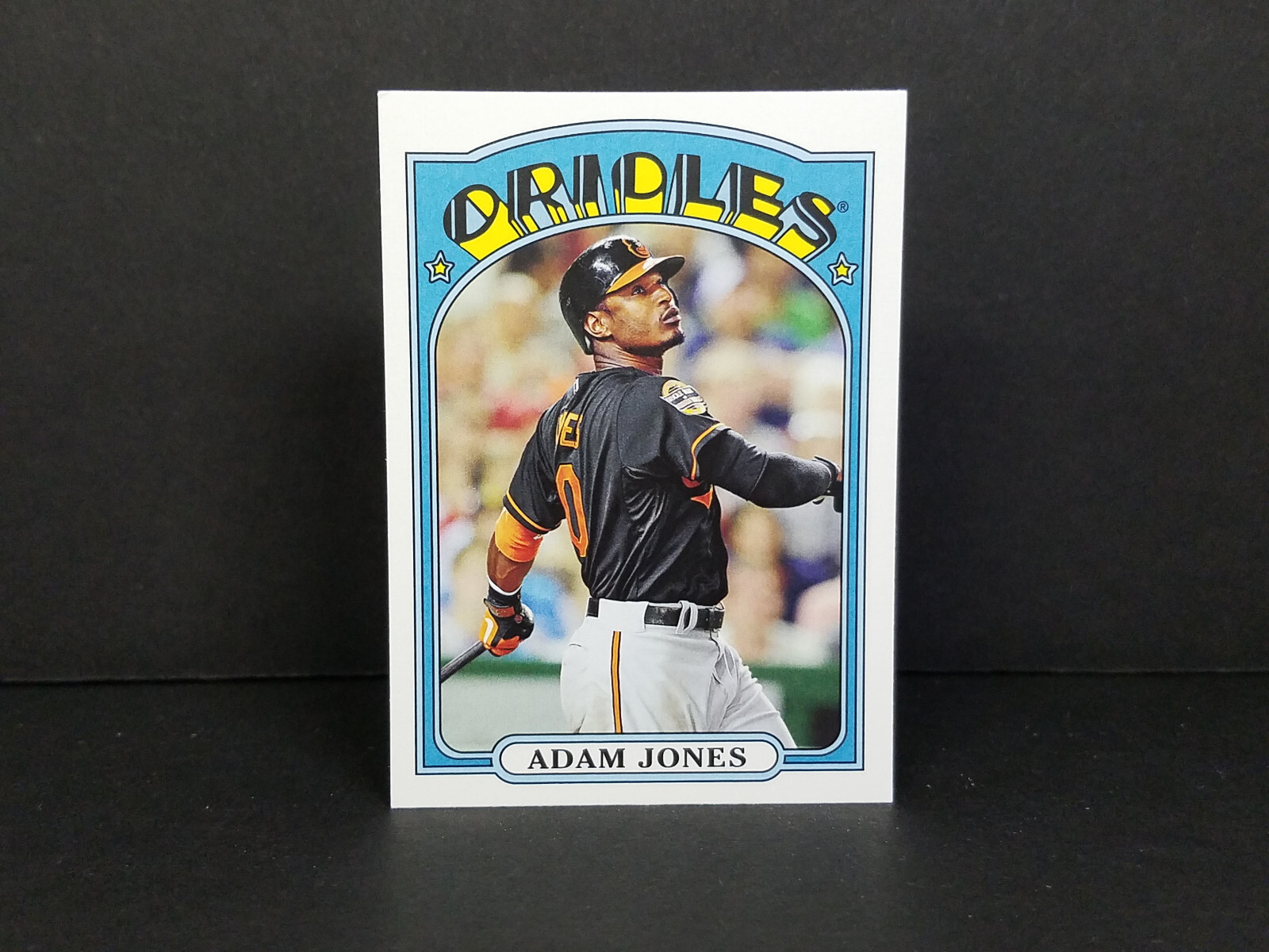 2013 Topps #TM-9 Adam Jones, Baltimore Orioles - 1972 Topps Mini Insert ...