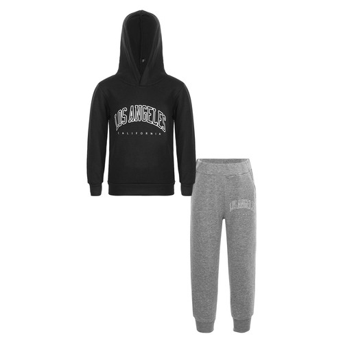 Kids Tracksuit Exercise Sweatshirt+Pants Set Sportswear Long Sleeve Sport Suit - Picture 65 of 85