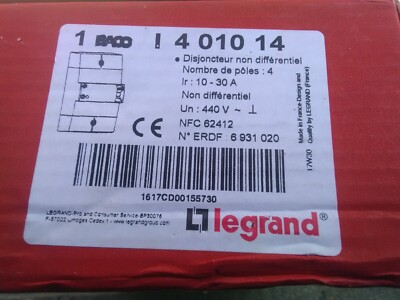 Itron 400030 - Disjoncteur de Branchement - NON Différentiel - 4P 10-30A - SDB IV 000 30 A