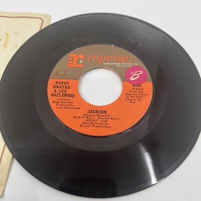 Nancy Sinatra/Lee Hazelwood YOU ONLY LIVE TWICE/ JACKSON 45 rpm 7'' Reprise RB6