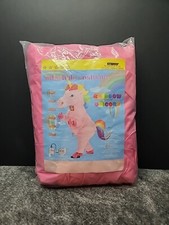 Rainbow Unicorn Costume Inflatable Cosplay Halloween Dress-Up Adult Size L NEW