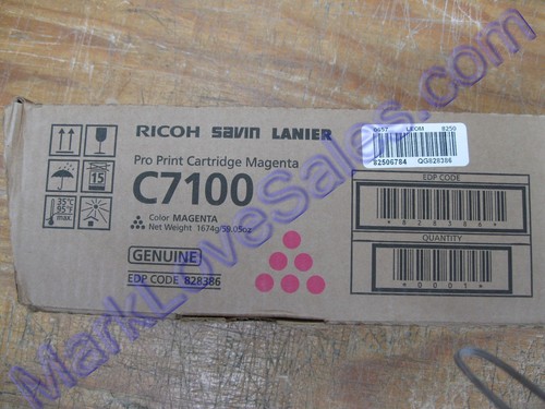 828384 828385 828386 828387 Ricoh Pro C7100 C7110 S X SX Pro Print Cartridge's - Afbeelding 5 van 12