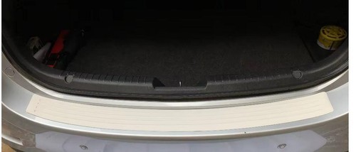 1x WHITE Rubber Rear Bumper Boot Sill Guard Strip Protector suits SUZUKI d - Bild 2 von 5