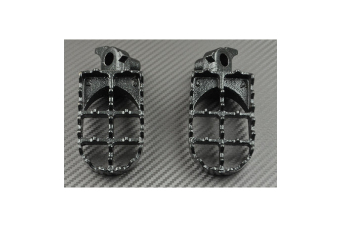 Repose pieds Honda CR 125 acier cale pied cross 1995 1996 1997 1998 1999