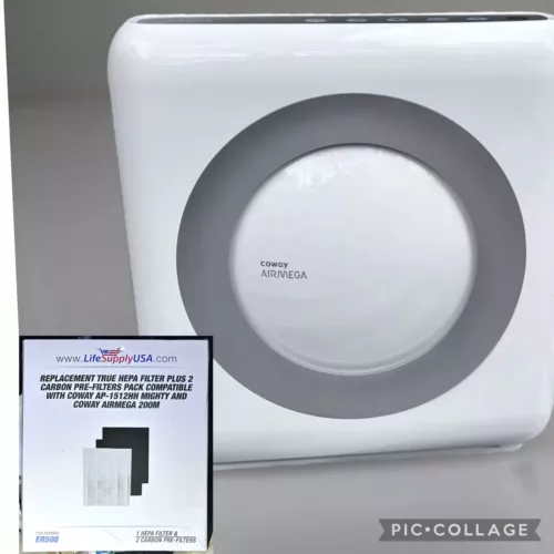 Coway Airmega AP-1512HH(W) True HEPA Purifier With New Filter