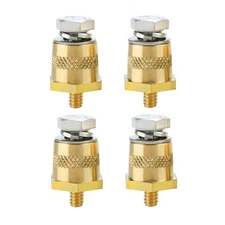 M6 Thread Male Brass Battery Charging Post Terminals M6 Battery Post Adapter ...