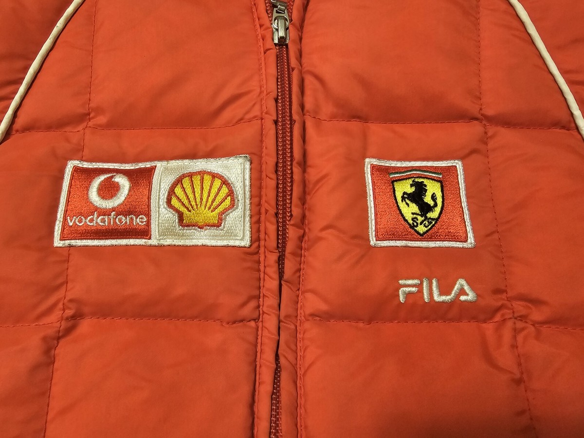 FILA フェラーリF1ジャケット FILA SCUDERIA FERRARI FORMULA 1 F1 RED JACKET SIZE M | eBay
