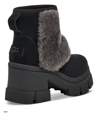 UGG BROOKLYN SUNBURST Boots Black New 1145710 Women's booties