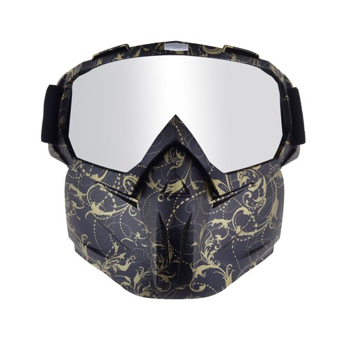 Modular Motorcycle Goggles Face Mask Motocross Off Road ATV Race Eyewear Glasses - Picture 20 of 28