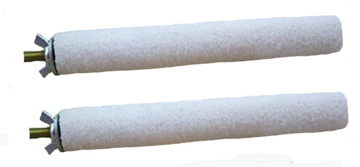 OMEERE 2x Sitzstangen für Vögel Käfigzubehör Vogelspielzeug Vögel Sitzstange 18cm 13cm