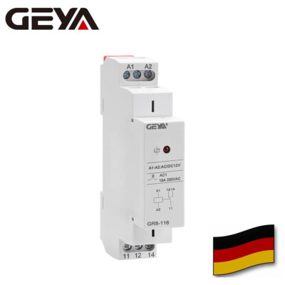 GEYA Hilfsrelais AC230V Or AC/DC24V Zwischenrelais 8A/16A SPDT-Modul Relais 
